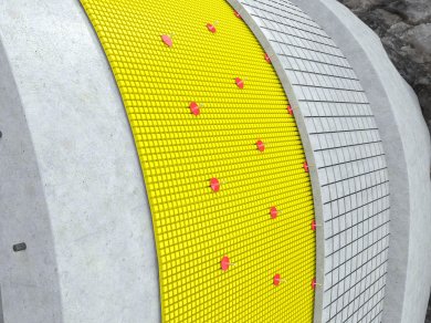 Cavidrain Liner Tunnel Drainage composite