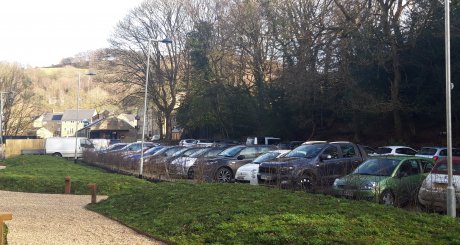 Car park in daily use
